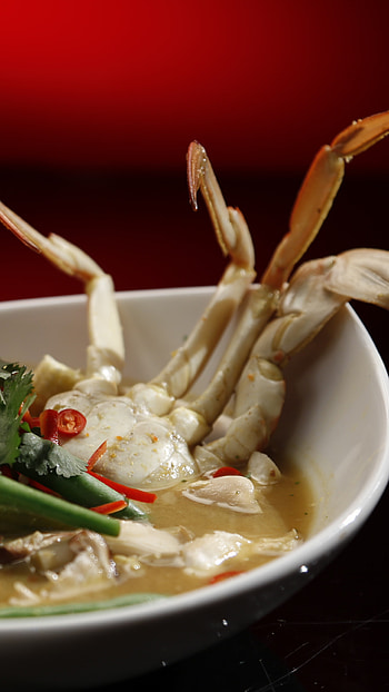 Seafood soup crab, Seafood delicacies, Lobster, Hot peppers HD phone wallpaper