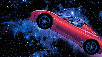 Adventures Of Starman Space X, tesla-roadster, tesla, electric-cars, space-x, artist, artwork, digital-art HD wallpaper