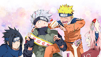Kakashi Hatake Naruto Uzumaki Sakura Haruno Sasuke Uchiha Naruto HD wallpaper