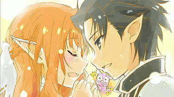 love witness, sword art online, lovers, love, pig HD wallpaper