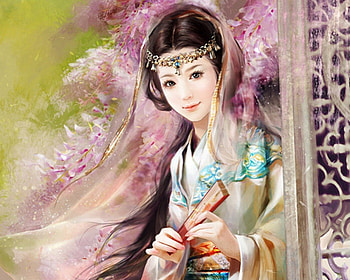 ♡ Maiden ♡, sublime, cute, oriental, long hair, beauty, nice, lady, maiden, female, sexy, sweet, divine, gorgeous, hot, chinese, girl, beautiful, anime girl, elegant, anime, pretty, lovely HD wallpaper