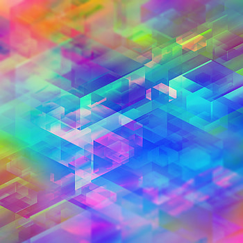 Colorful, rainbow, geometric pattern HD phone wallpaper