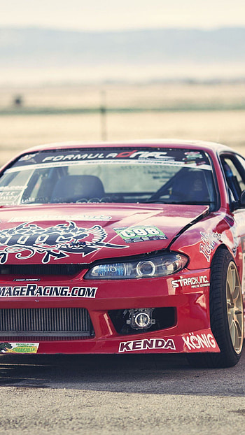 Red Racing Car, racing car, red HD phone wallpaper
