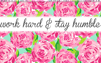 a cute & simple lilly pulitzer on my macbook pro :) HD wallpaper