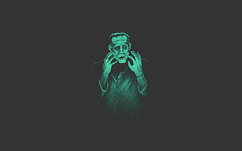 Vector, Minimalism, Personage, Character, Frankenstein HD wallpaper