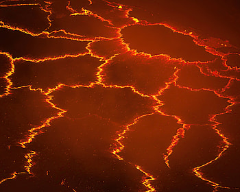 Lava Lake Active Valcano, lava, nature HD wallpaper