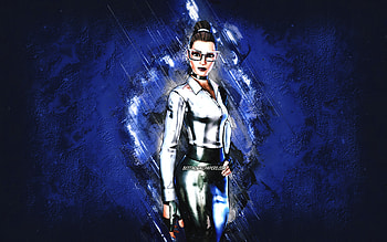 Fortnite Silver Foil Jennifer Walters Skin, Fortnite, main characters, blue stone background, Silver Foil Jennifer Walters, Fortnite skins, Silver Foil Jennifer Walters Skin, Silver Foil Jennifer Walters Fortnite, Fortnite characters HD wallpaper
