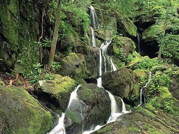 Landscape, Waterfalls HD wallpaper