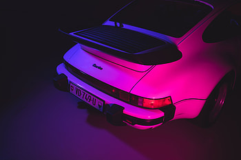 Neon Porsche 911 — Car, Porsche 911, car HD wallpaper