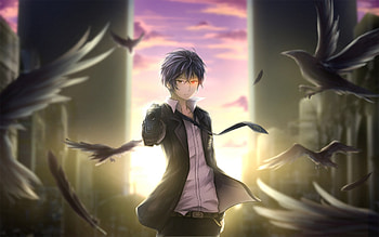 Anime Black Bullet Rentaro Satomi Gun Crow HD wallpaper