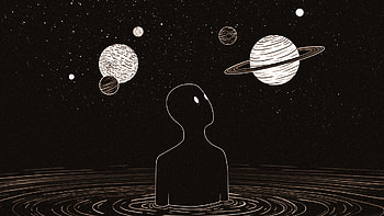 Space ocean man, HQ Background. Gallery. computador, Papel de parede computador, Papel de parede minimalista, Ocean Planet HD wallpaper