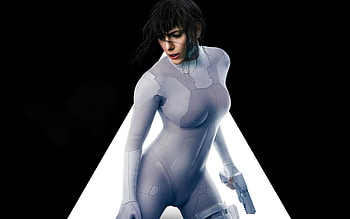 Ghost In the Shell, movies, 2017, Ghost, actress, Shell HD wallpaper