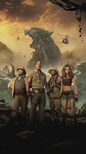 Jumanji: Welcome to the Jungle (2022) movie HD phone wallpaper