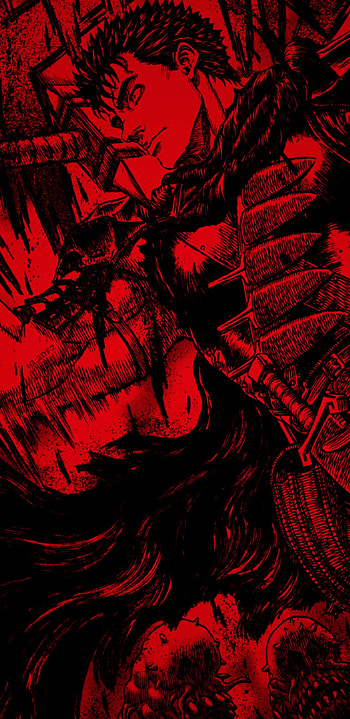 Guts, berserk, griffith, anime HD phone wallpaper