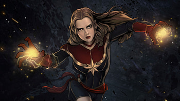 Captain Marvel Comic Artwork , captain-marvel, superheroes, artwork, artist, digital-art, behance HD wallpaper