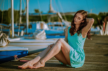 Model, girl, women, Pose HD wallpaper