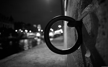River in Silence, night, river, emotion, feeling, graphy, black and white, alone HD wallpaper