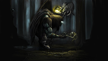 dark creatures | Yorick League of Legends fantasy dark monsters creatures scary trees . HD wallpaper