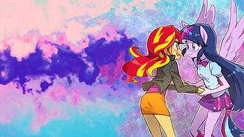 Magical Friendship, mlp, My Little Pony Friendship is Magic, Movies, Happiness, Colorful, Cute, Skirt, Sunset Shimmer, Happy, Long hair, Equestria Girls, TV Series, Horn, Twilight Sparkle, Magical girl, My Little Pony, Rainbow Rocks, Anime style, sfw, Friendship Games, Cartoons, Sweet, Friendship, Kawaii, Magic, Wings HD wallpaper
