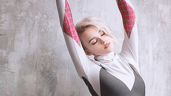 Spider Gwen Shirogane Sama Cosplay, shirogane-sama, gwen-stacy, superheroes, cosplay HD wallpaper