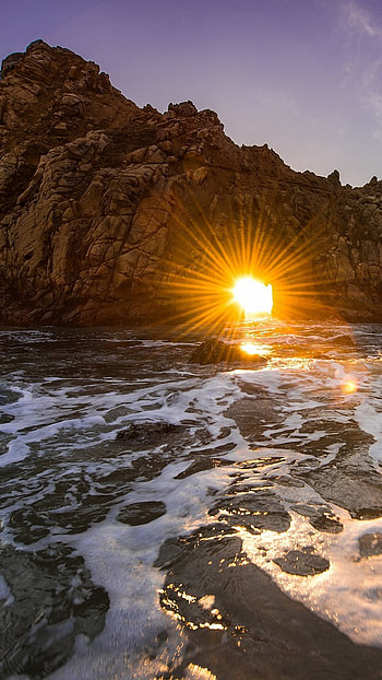 breaking milford sunrise for pfeiffer beach for . HD phone wallpaper