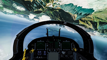 Extreme Flying F-18 Fighter Jet Through The Mountains (cockpit view) - YouTube HD wallpaper