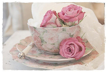 pink roses in teacup, pink roses, still life, flowers, teacup HD wallpaper