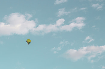 Sky, Clouds, Miscellanea, Miscellaneous, Flight, Height, Balloon HD wallpaper