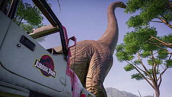 Jurassic World Evolution, Brachiosaurus HD wallpaper