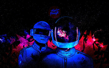 Outer Space Daft Punk Electronic Wide or | Artistic . HD wallpaper
