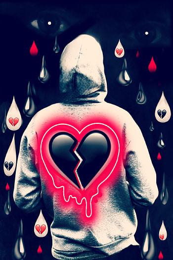 Numb, love, alone, breakup, sad, broken heart, hearts, hate HD phone wallpaper