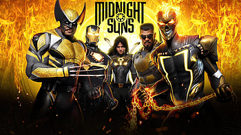 Marvel Midnight Suns, marvel-midnight-suns, 2021-games, games, ghost-rider, wolverine, iron-man HD wallpaper