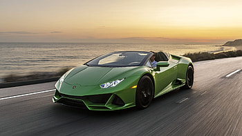 2019 Lamborghini Huracan Evo Spyder HD wallpaper