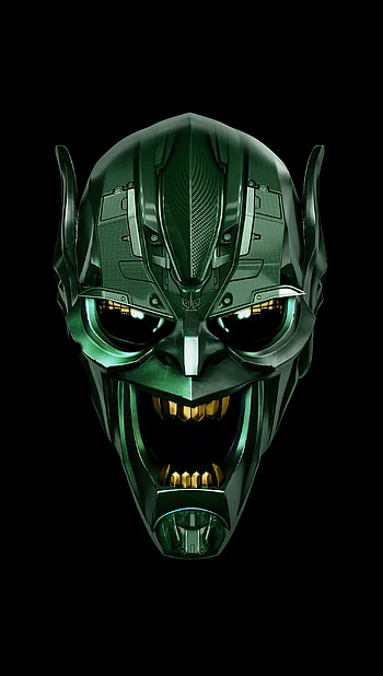 Green Goblin, Minimalist design, Menacing presence, High-definition artwork HD phone wallpaper