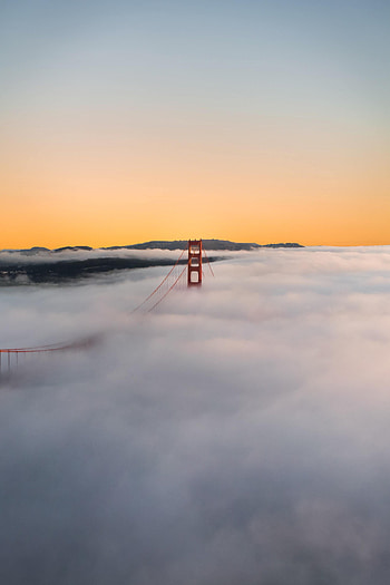 Nature, Mountains, Clouds, Fog, Bridge HD phone wallpaper