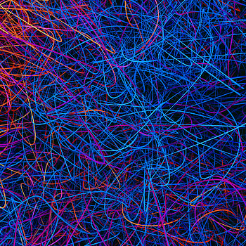 Multicolored, Motley, Texture, Lines, Textures, Neon, Plexus HD phone wallpaper