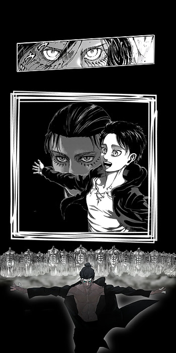 Eren retumbar, snk, shingeki_no_kyojin, aot, rumbling, attack_on_titan, anime HD phone wallpaper