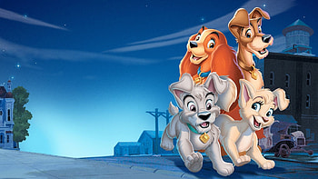 Lady and the Tramp, Scamp's adventure, Disney movie streaming, Online watch HD wallpaper