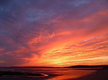 Landscape Shore Sunset , nature, landscape, sunset HD wallpaper