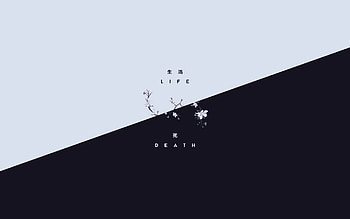 Life Death Minimal, minimalism, minimalist, artist, artwork, digital-art HD wallpaper