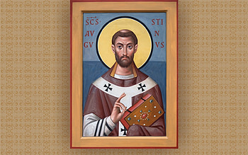 Saint Augustine, bishop, icon, Augustine, saint HD wallpaper