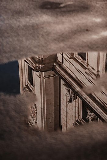 Architecture, Reflection, Miscellanea, Miscellaneous, Blur, Smooth, Facade HD phone wallpaper