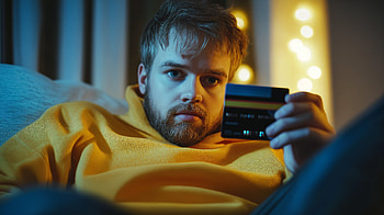 credit card, credit card debt, man, casual wear, Indoor HD wallpaper