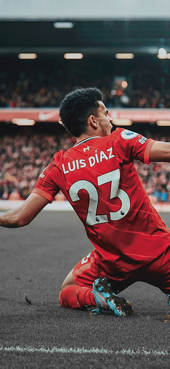 Luis Diaz - Liverpool, 23, lucho, luisdiaz, anfield, colombia, junior HD phone wallpaper