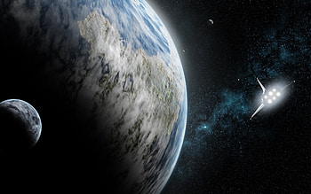 New Earth, earth, galaxy, planet, space, world HD wallpaper
