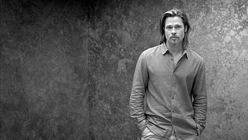 Monochrome Brad Pitt, , 64277 HD wallpaper