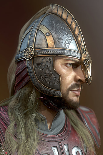 Georgian Avasilcutei, Eomer role, Impressive portrayal, Actor HD phone wallpaper