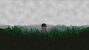 Firewatch Scenery , firewatch, games, artwork, artist, digital-art HD wallpaper