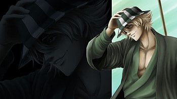 Urahara Kisuke, Cool anime character, Mysterious shop owner, Unique fashion sense HD wallpaper