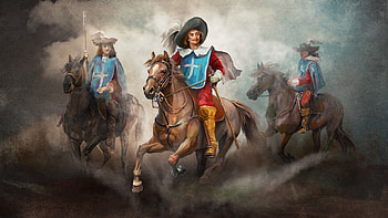 Cossacks 3 (2016) - Official Steam Trading Card - King's Musketeer HD wallpaper